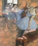 Ballet class Edgar Degas